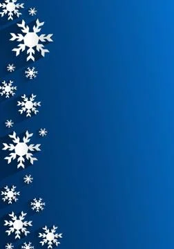 Creative Abstract Snowflakes Background Stock Illustration