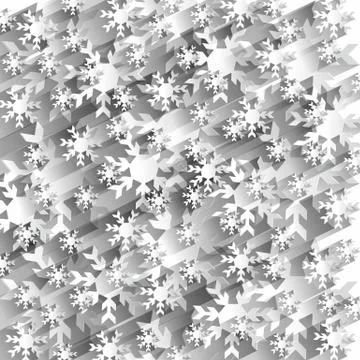 Creative Abstract Snowflakes Background Illustrazione stock