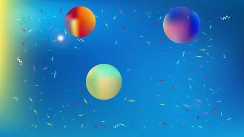Creative abstract space background picture graphic. Stockillustratie