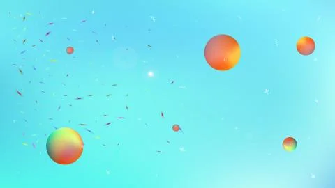 Creative abstract space background picture blend. 스톡 일러스트