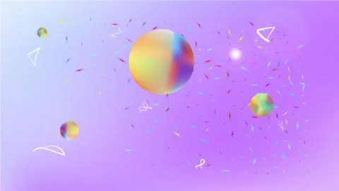 Creative abstract space background picture graphic. 库存插图