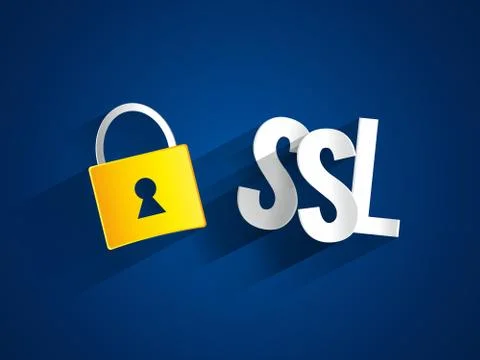 Creative abstract SSL Stock Illustration