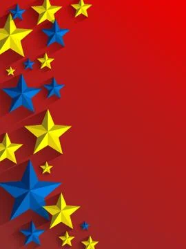 Creative Abstract Stars background Illustrazione stock