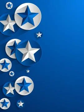 Creative Abstract Stars background Illustrazione stock