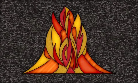 Creative abstract style design for window and door decoration Stock Illustration