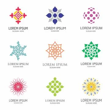 Creative abstract vector elements for logo design 스톡 일러스트