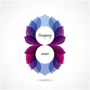 Creative abstract vector logo design template Stock Illustration