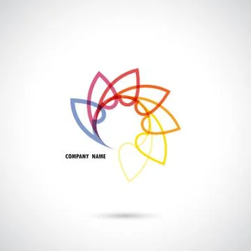 Creative abstract vector logo design template. Stock Illustration