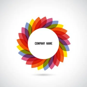 Creative abstract vector logo design template Stock Illustration