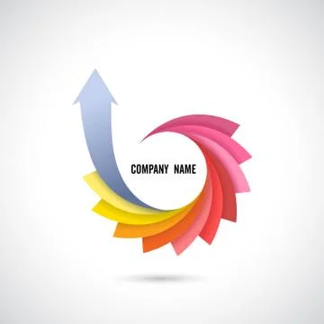 Creative abstract vector logo design template.Vector illustration. Stock Illustration