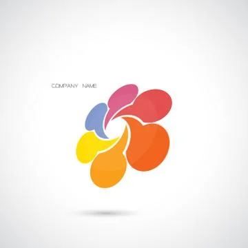 Creative abstract vector logo design template. Stock Illustration
