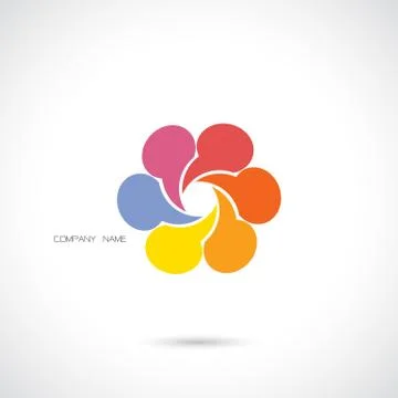 Creative abstract vector logo design template. Stock Illustration