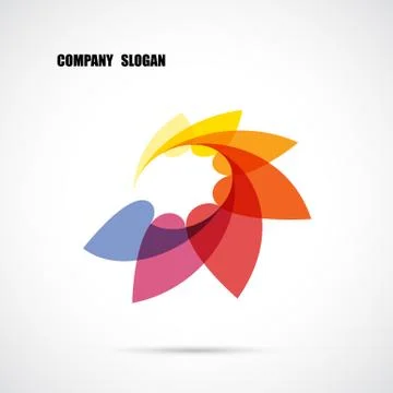 Creative abstract vector logo design template. Stock Illustration
