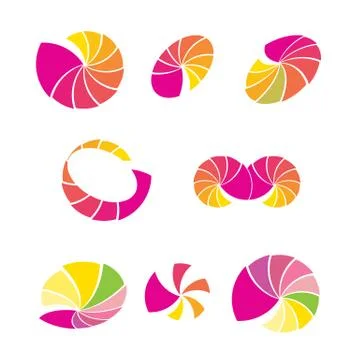 Creative abstract vector logo design template. Stock Illustration