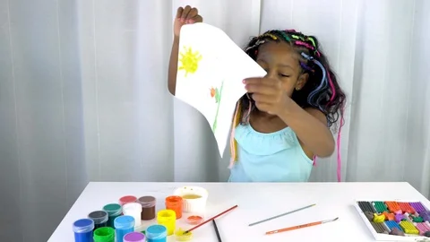 Creative activity at home Stock Footage 115569336