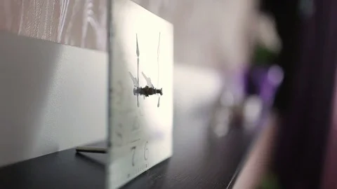 Creative  alarm clock on work table at home 動画素材 69777263