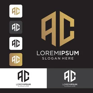 Creative Alphabet Logo Design. Vector Logo Design with icon, Logo Design, V.. Stock Illustration