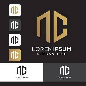 Creative Alphabet Logo Design. Vector Logo Design with icon, Logo Design, V.. Stock Illustration