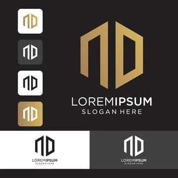 Creative Alphabet Logo Design. Vector Logo Design with icon, Logo Design, V.. Stock Illustration