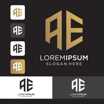 Creative Alphabet Logo Design. Vector Logo Design with icon, Logo Design, V.. Stock Illustration