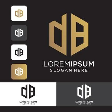 Creative Alphabet Logo Design. Vector Logo Design with icon, Logo Design, V.. Stock Illustration