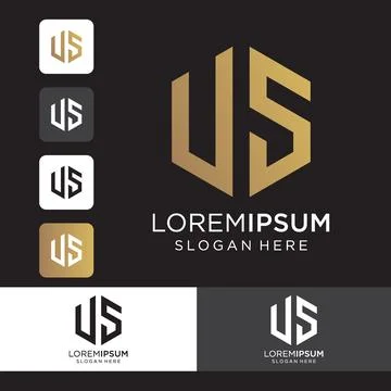 Creative Alphabet Logo Design. Vector Logo Design with icon, Logo Design, V.. Stock Illustration