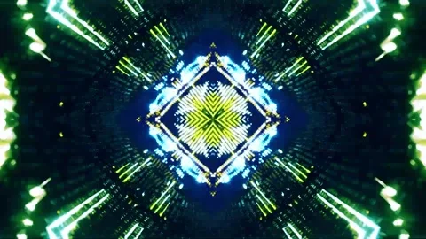Creative and artistic abstract motion VJ background Stock Footage 340179006