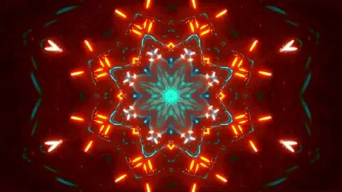 Creative and artistic abstract motion VJ background Stock Footage 340179013