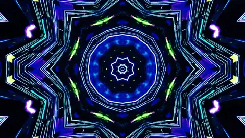 Creative and artistic abstract motion VJ background Stock Footage 340179044