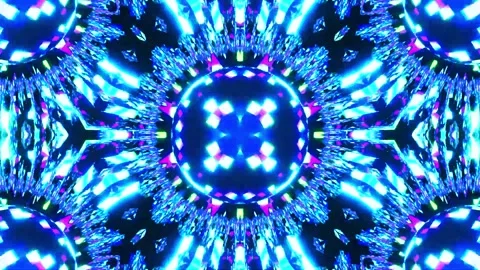 Creative and artistic abstract motion VJ background Stock Footage 340179111