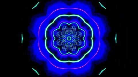 Creative and artistic abstract motion VJ background Stock Footage 340179153