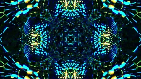 Creative and artistic abstract motion VJ background Stock Footage 340179243