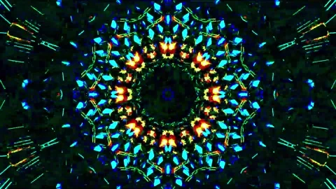 Creative and artistic abstract motion VJ background Stock Footage 340179244