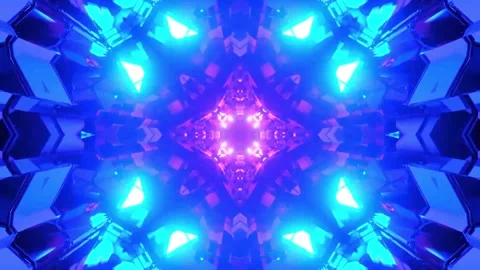 Creative and artistic abstract motion VJ background Stock Footage 340179266