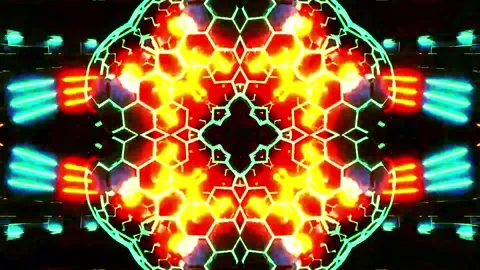 Creative and artistic abstract motion VJ background Stock Footage 340179280