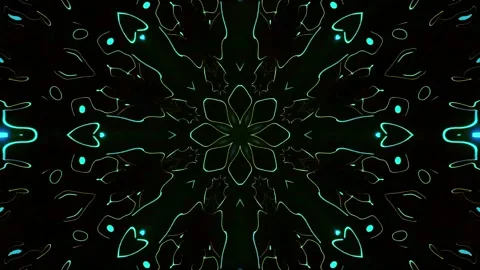 Creative and artistic abstract motion VJ background Stock Footage 340179318