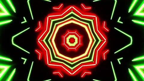 Creative and artistic abstract motion VJ background Stock Footage 340179328