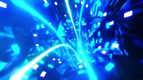 Creative and artistic abstract motion VJ background Stock Footage 340179349