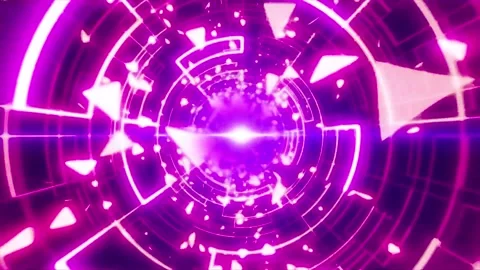 Creative and artistic abstract motion VJ background Stock Footage 340179352