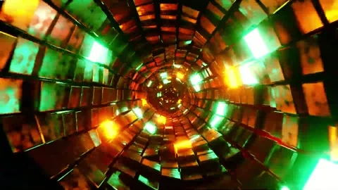 Creative and artistic abstract motion VJ background Stock Footage 340179443
