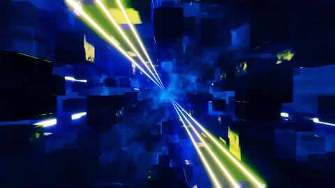 Creative and artistic abstract motion VJ background Stock Footage 340179445