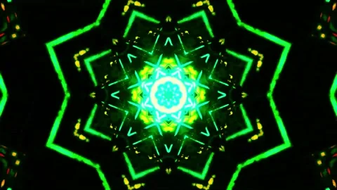 Creative and artistic abstract motion VJ background Stock Footage 340179475