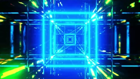 Creative and artistic abstract motion VJ background Stock Footage 340179493