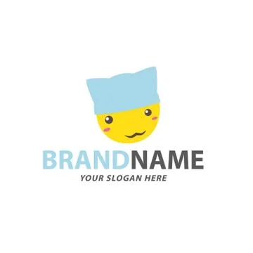 Creative and cute mascot logo design Stock Illustration