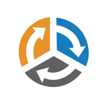 Creative and Elegant Minimalistic Logo Design Vector for Technology and Software Stock Illustration