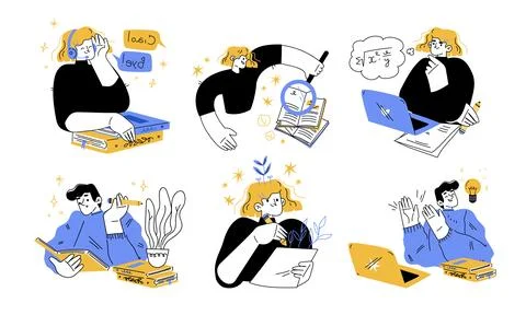 Creative and Engaging Workspace Illustrations Intended for ModernDay Stock Illustration