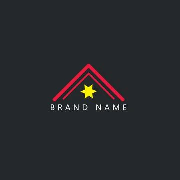 Creative and Unique "A" Latter Logo Design Stock Illustration