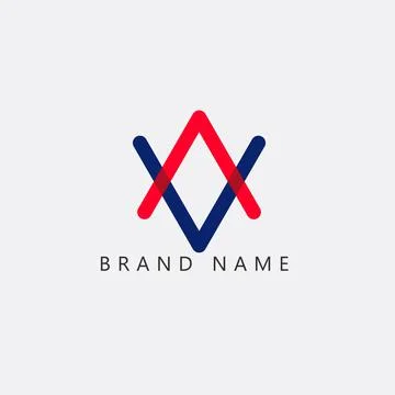 Creative and Unique "A" Latter Logo Design Stock Illustration