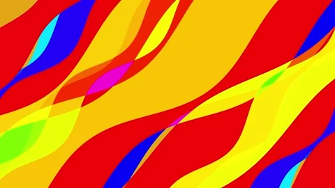 Creative animated line orange blue red colorful background.4k abstract color Stock Footage 168278397
