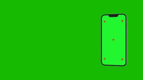 Creative animated smartphone mockup with chromakey screen. Stock Footage 232477284